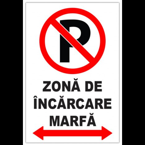 Indicator pentru zona de incarcare marfa